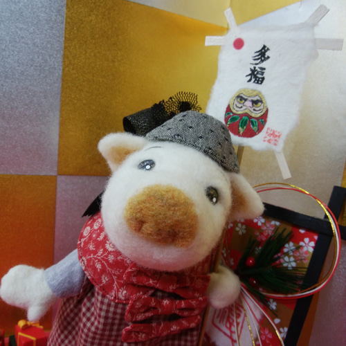 ブタちゃんの置物