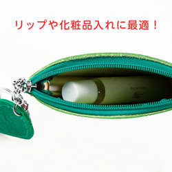 【 Sale！】レザーポーチ PUレザー フルーツポーチ スイカ 小銭入れ 2枚目の画像