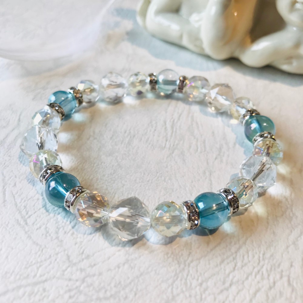 星の天使♡アクアオーラ・スターカット水晶・アクアクリスタル♡