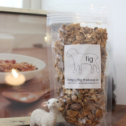 sesami & soy flour granola-黒ゴマときな粉のグラノーラ-100g 1枚目の画像