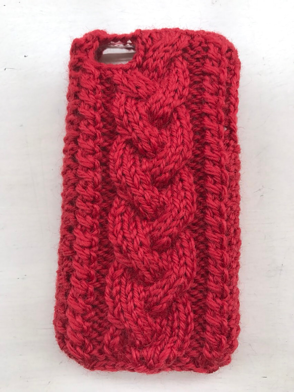 毛糸のiPhoneケース《5・5Ｓ・SE用》 2枚目の画像