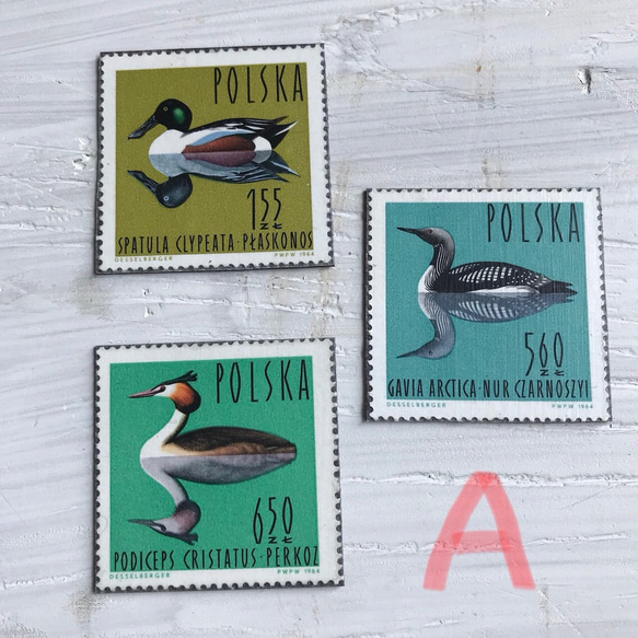 ポーランドの切手マグネット〈3枚セット〉 2枚目の画像