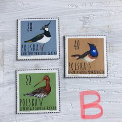 ポーランドの切手マグネット〈3枚セット〉 3枚目の画像