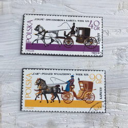 ポーランドの切手マグネット〈4枚セット〉 2枚目の画像