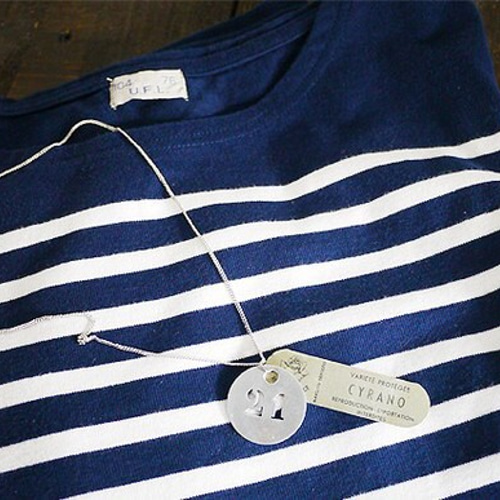 フランスアンティーク/アルミプレート/VARIETE PROTEGEE DIYパーツ