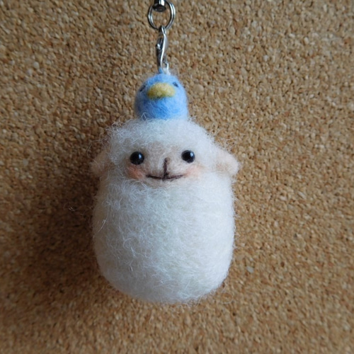 Merry様 ヤギさん 羊毛フェルトストラップ Merry様 ヤギさん 羊毛