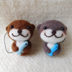 ハロウィンのぶたちゃん羊毛フェルトストラップ 羊毛フェルト Mt.maru