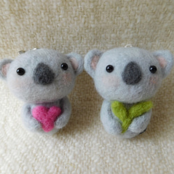 【mar】コアラ 羊毛フェルト ストラップ ハンドメイド mar】コアラ 羊毛フェルト ストラップ ハンドメイド mar】コアラ 羊毛