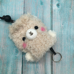 棉花糖動物鑰匙包-鑰匙包(羊駝) 第2張的照片