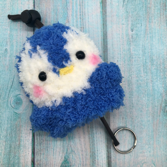 棉花糖動物鑰匙包- 鑰匙包(企鵝) 第2張的照片