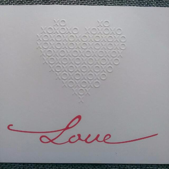 LOVEの着色がポストカード2のセットをブックマーク 2枚目の画像
