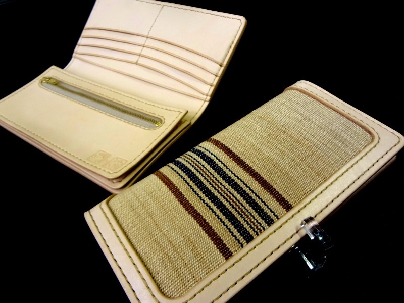 kurosawa革 蜂 ヌメ革長財布 新品未使用品 KIYATA ありあまっ