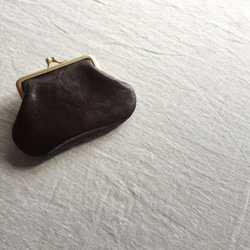 "gamaguchi" pouch A / dark brown 7枚目の画像