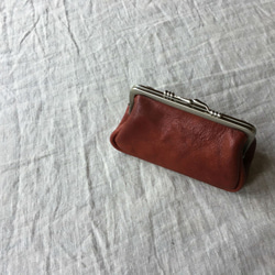 "gamaguchi" pouch D /  red 4枚目の画像