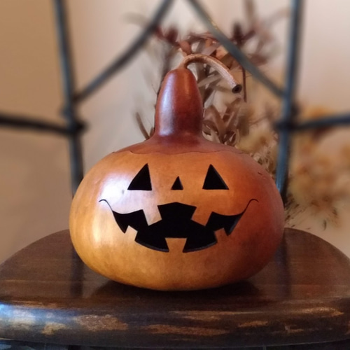 ハロウィン ジャックオーランタン ひょうたん 置物 - メルカリ