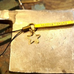 P1款-可敲字吊飾-黃銅吊飾-御匠專屬敲飾-客製敲字-手工DIY 第1張的照片