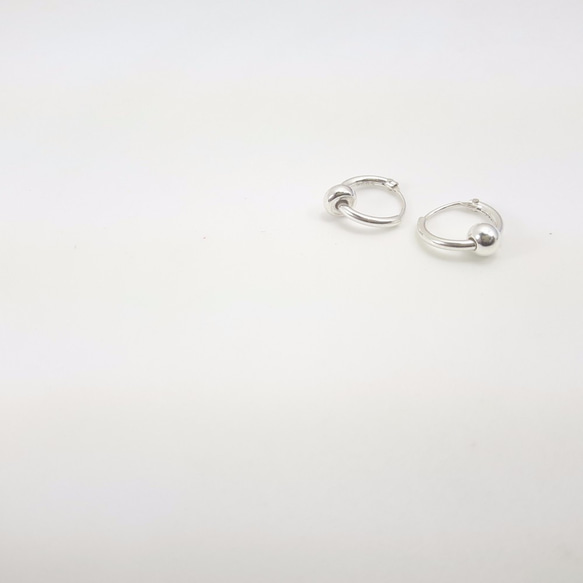 E13款-925純銀小耳環(1對) 第2張的照片