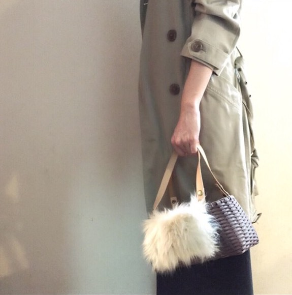 【受注生産】ちょっとそこまで♡もふもふぷっくりワンマイルかごバッグ♡