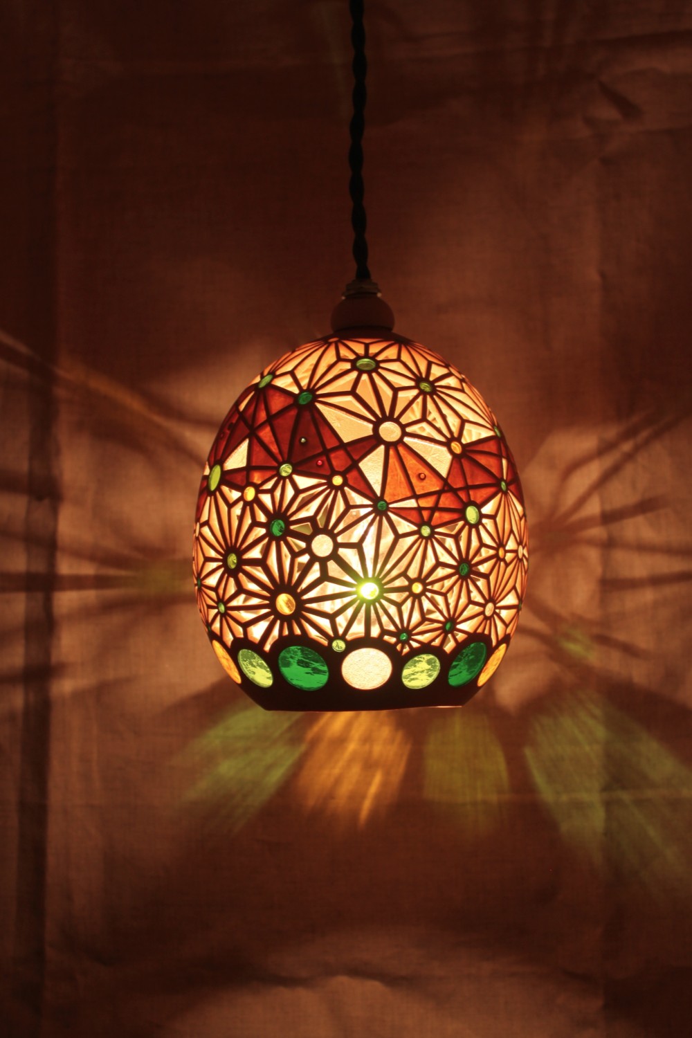 ひょうたんランプ     ラスタカラー ひょうたんランプ ラスタカラー