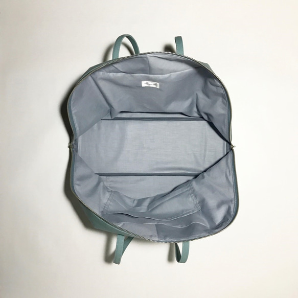 SHELL（淺灰藍色）/緊固件手提包（淺灰藍色） 第3張的照片