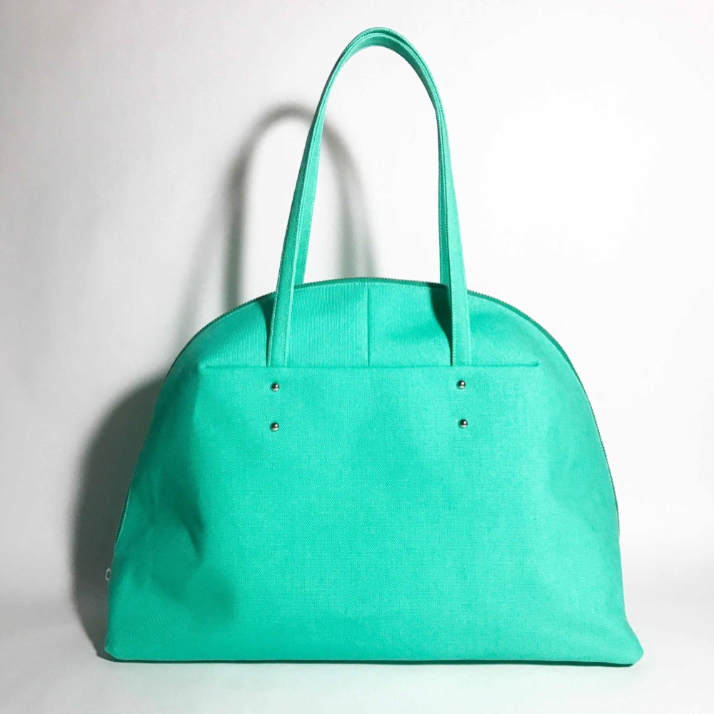 ミントグリーントートバッグ SHELL ( Mint Green ) / ファスナートートバッグ ( ミント