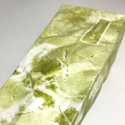 石材のようなペンケース　Like a stone (size:S) Lime gold 4枚目の画像