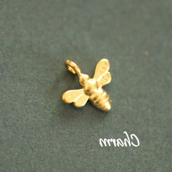 BO162メタルチャーム・K14GPゴールド・蜂(2個)/Pendant gold bee(2p) 1枚目の画像