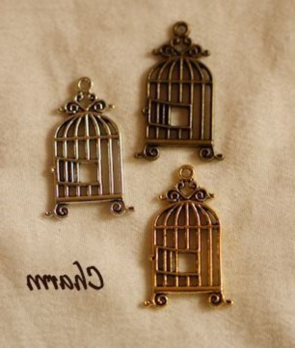 af34·魅力古董裝飾耀金子，籠中鳥（15） 第1張的照片