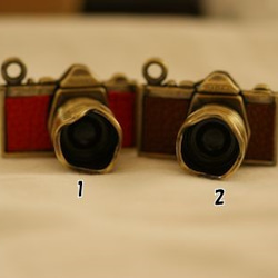 F90 /古金屬魅力裝飾耀金子照相機1（1） 第1張的照片
