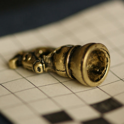 魅力耀西金子象棋騎士（1）/吊墜青銅騎士棋（1P） 第2張的照片