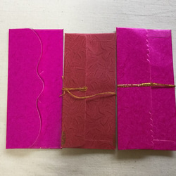 インドのハンドメイド封筒・ご祝儀袋６枚セット 3枚目の画像