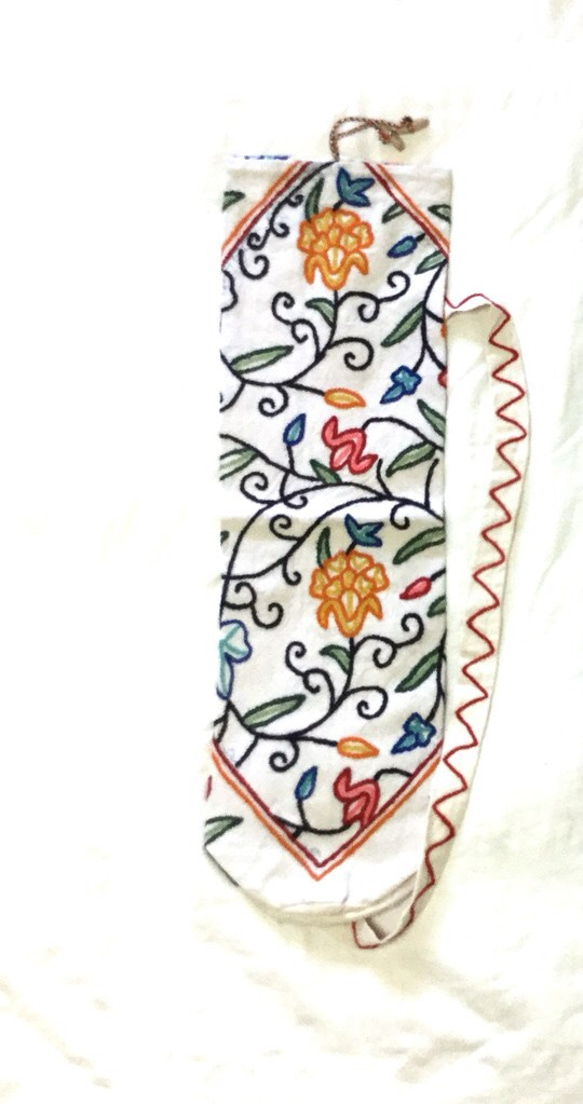 手刺繍　ヨガマットバッグ 商品番号170 2枚目の画像