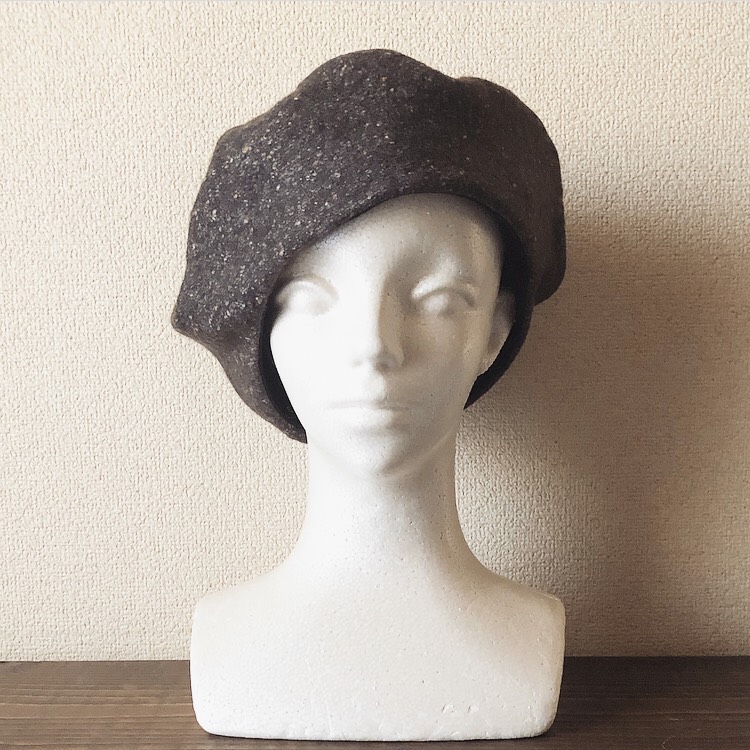 新作‼️素敵です！イタリアンツイード　上品アッシュブラウン