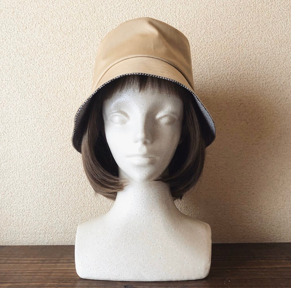新作‼️ パリの女の子　キュートなツバの帽子 3枚目の画像