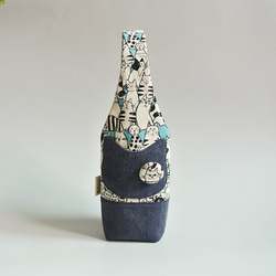 新藍貓-水壺袋/保溫杯袋/傘袋 第1張的照片