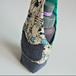 新藍貓-水壺袋/保溫杯袋/傘袋 第4張的照片