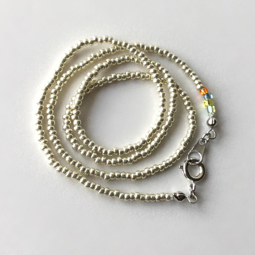 ★MISSOMA★ サヴィ シード パール ビーズ ネックレス シルバー パール ビーズ ネックレス / Silver Pearl Beads