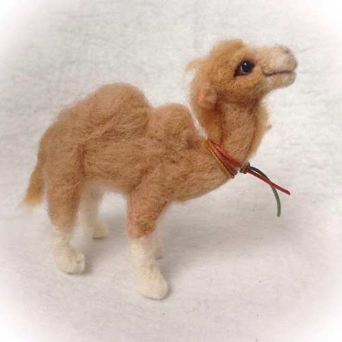 ラクダ(羊毛フェルト)キャメル ラクダ(羊毛フェルト)キャメル - メルカリ