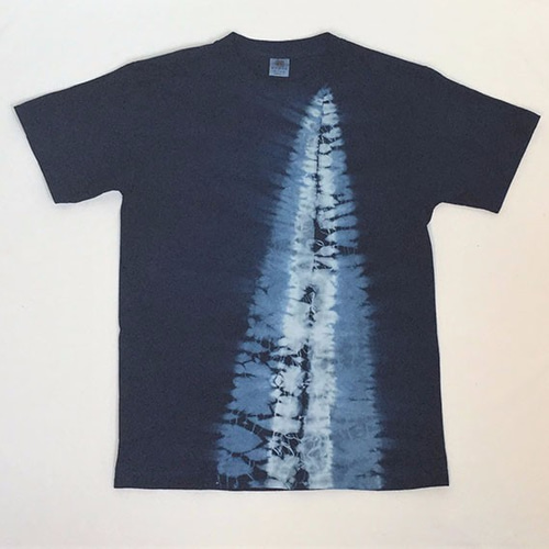 藍染Tシャツ三角絞りM1枚のみ Tシャツ uriuribachan 通販