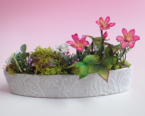 アメリカンフラワー・雪割草（A)☆プレゼント☆ギフト☆贈り物