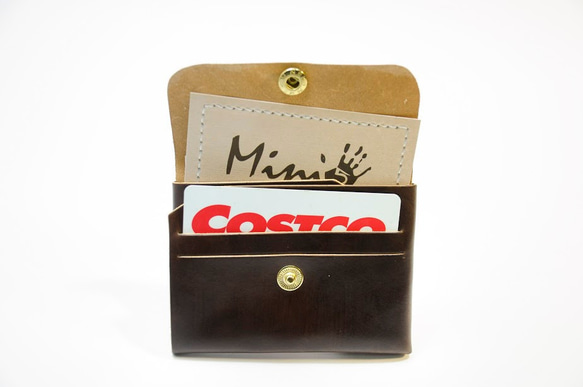 【Mini5】雙面多功能零錢包(棕) 第2張的照片