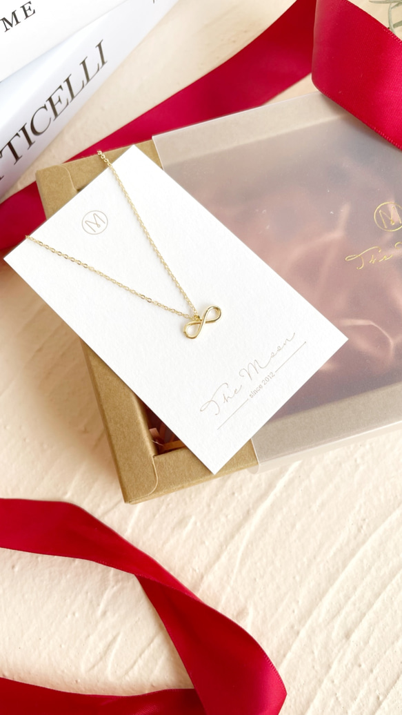 【聖誕禮物】金項鍊-無限 禮物 情人節 8字 符號 聖誕節 交換禮物 第3張的照片