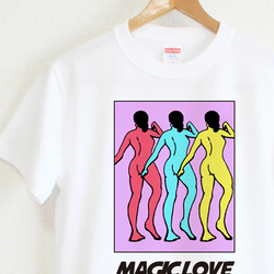 新品☆desart/MAGIC LOVE Tシャツ T  S,M、L,XL 1枚目の画像