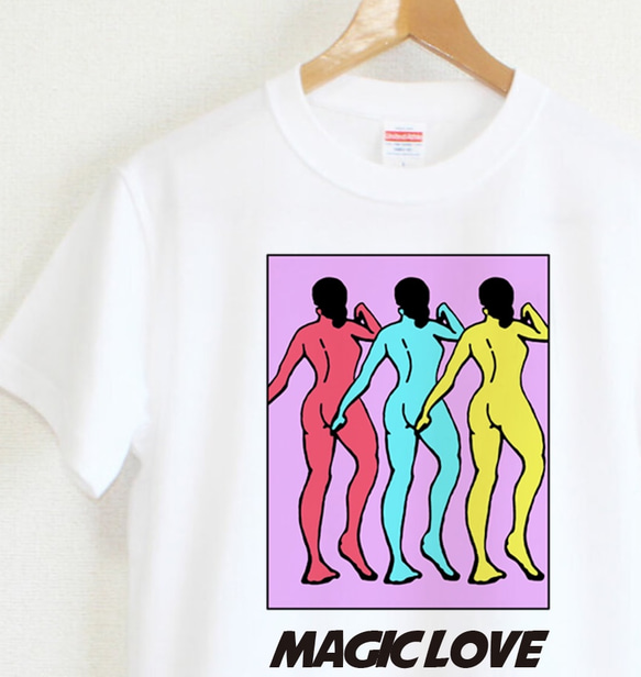 新品☆desart/MAGIC LOVE Tシャツ T  S,M、L,XL 1枚目の画像