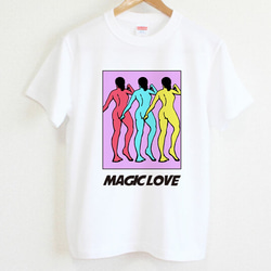 新品☆desart/MAGIC LOVE Tシャツ T  S,M、L,XL 2枚目の画像