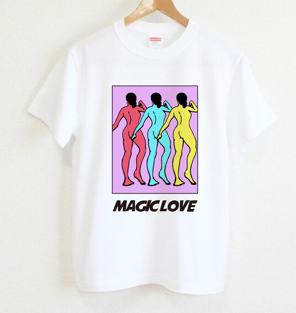 新品☆desart/MAGIC LOVE Tシャツ T  S,M、L,XL 2枚目の画像