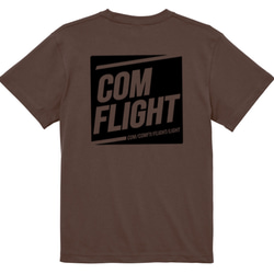 新品☆com flight ロゴ Tシャツ M ～XL 3枚目の画像