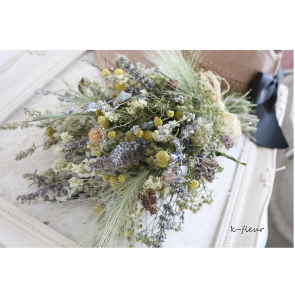 コットンラベンダー ユーカリたちのエアリースワッグ ドライ