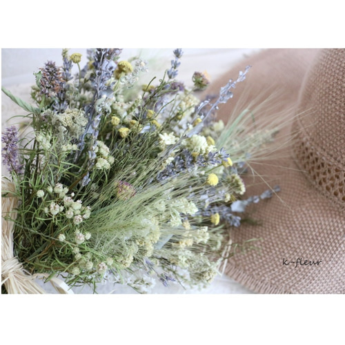 コットンラベンダー ユーカリたちのエアリースワッグ ドライ