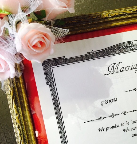 結婚證（凸版印刷/ Gakuna） 第3張的照片